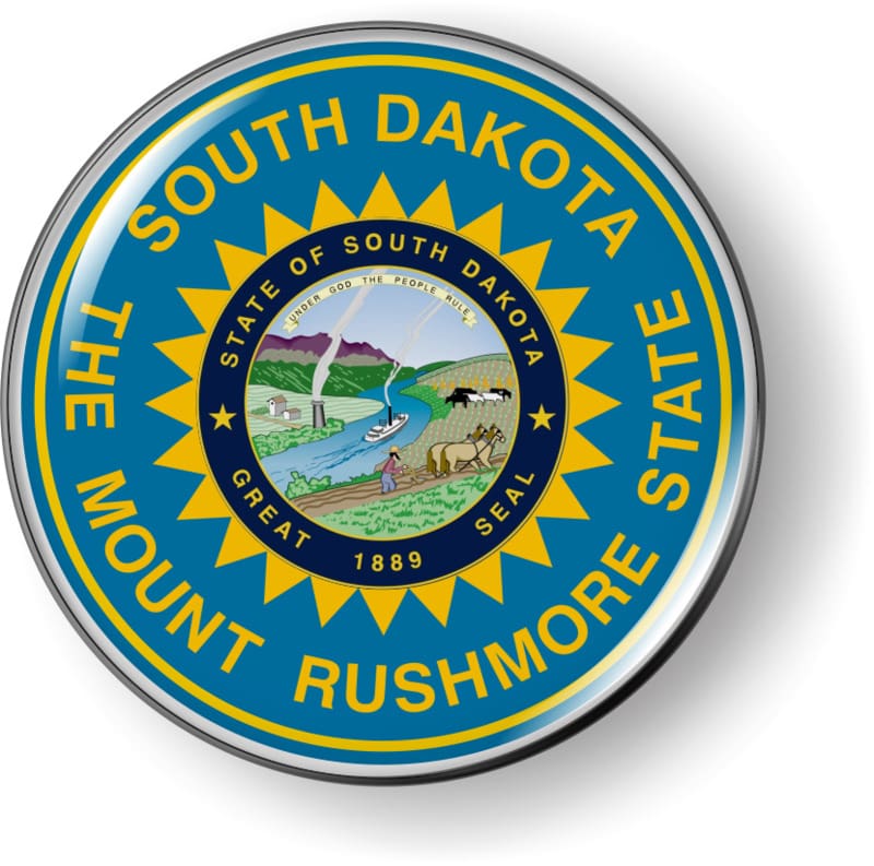 South Dakota - State Flag Emblem